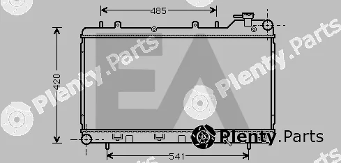 Eaclima 31R68008 — Radiator, engine cooling