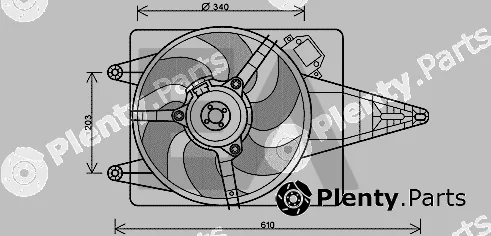 Eaclima 33V25042 — Fan, engine cooling