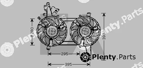 Eaclima 33V25038 — Fan, engine cooling