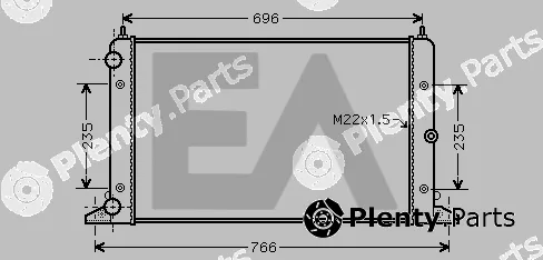 Eaclima 31R77113 — Radiator, engine cooling