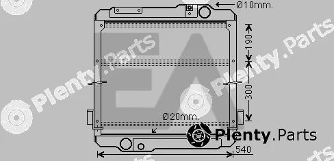Eaclima 31R46035 — Radiator, engine cooling