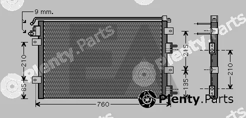 Eaclima 30C12013 — Condenser, air conditioning