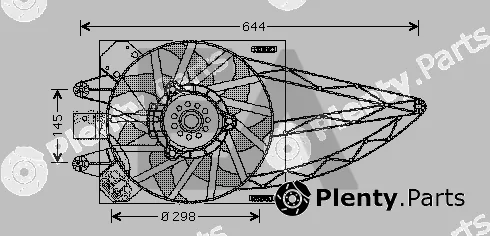 Eaclima 33V25023 — Fan, engine cooling
