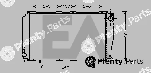 Eaclima 31R68020 — Radiator, engine cooling