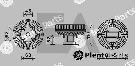 Eaclima 35C32D07 — Fan Wheel, engine cooling
