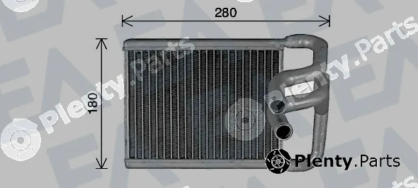 Eaclima 45C28042 — Heat Exchanger, interior heating
