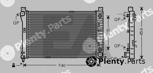 Eaclima 31R50082 — Radiator, engine cooling