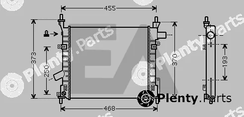 Eaclima 31R22082 — Radiator, engine cooling