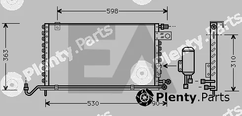 Eaclima 30C77001 — Condenser, air conditioning
