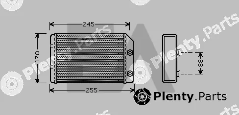 Eaclima 45C54025 — Heat Exchanger, interior heating