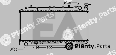 Eaclima 31R18081 — Radiator, engine cooling
