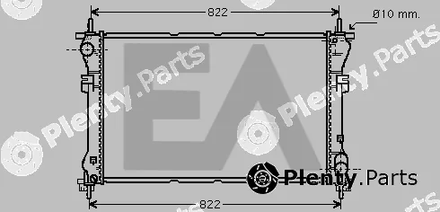 Eaclima 31R22078 — Radiator, engine cooling