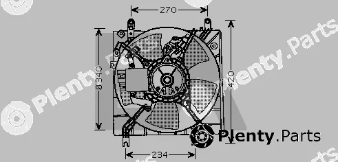 Eaclima 33V51008 — Fan, engine cooling