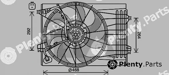 Eaclima 33V28068 — Fan, engine cooling