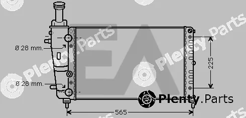 Eaclima 31R40006 — Radiator, engine cooling