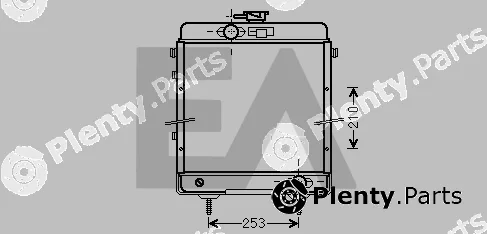 Eaclima 31R73002 — Radiator, engine cooling