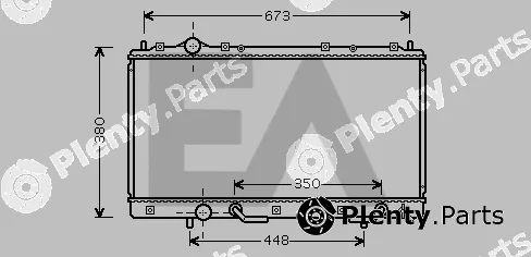 Eaclima 31R51087 — Radiator, engine cooling