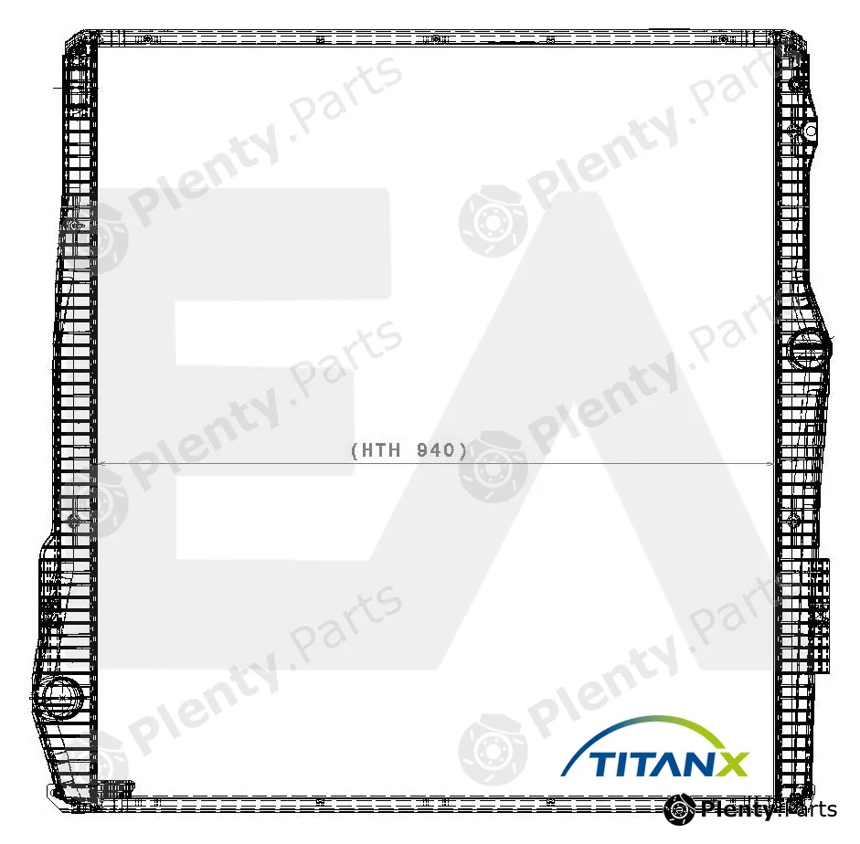 Eaclima 31R63014T — Radiator, engine cooling