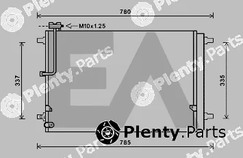 Eaclima 30C02028 — Condenser, air conditioning
