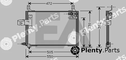 Eaclima 30C36004 — Condenser, air conditioning