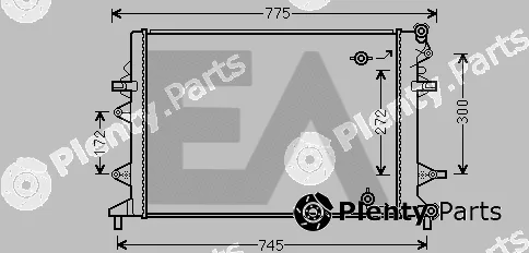 Eaclima 31R77133 — Radiator, engine cooling