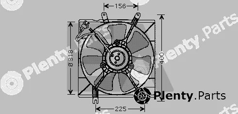Eaclima 33V36001 — Fan, engine cooling
