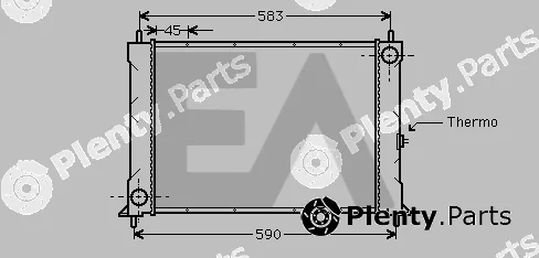 Eaclima 31R05016 — Radiator, engine cooling