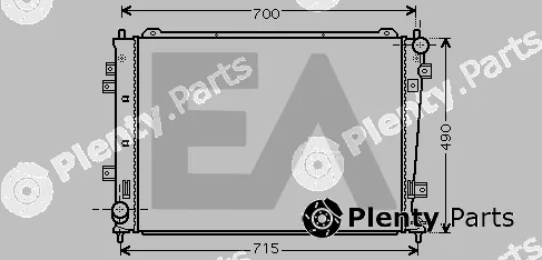 Eaclima 31R36046 — Radiator, engine cooling