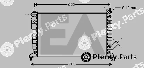 Eaclima 31R62016 — Radiator, engine cooling