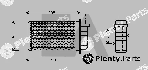 Eaclima 45C25017 — Heat Exchanger, interior heating