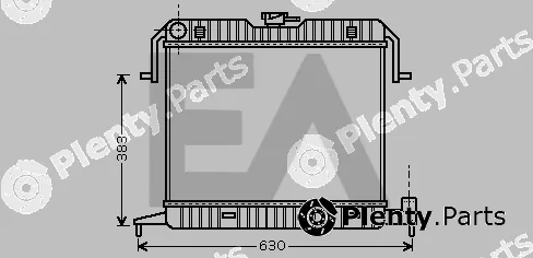 Eaclima 31R54056 — Radiator, engine cooling