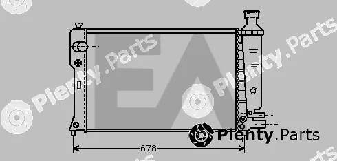 Eaclima 31R55022 — Radiator, engine cooling