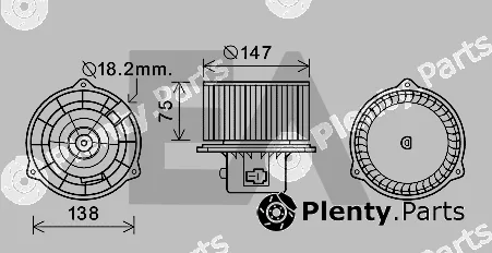 Eaclima 42A28014 — Electric Motor, interior blower