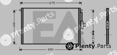 Eaclima 30C33005 — Condenser, air conditioning