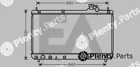 Eaclima 31R71261 — Radiator, engine cooling