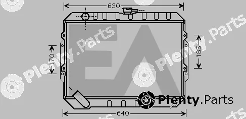Eaclima 31R28048 — Radiator, engine cooling
