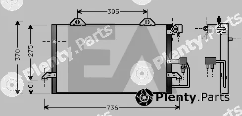 Eaclima 30C02004 — Condenser, air conditioning
