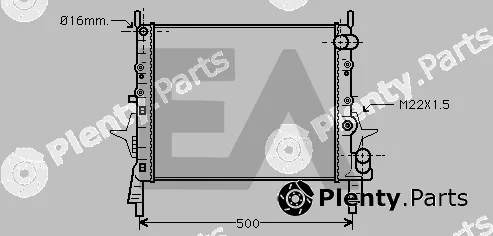 Eaclima 31R60046 — Radiator, engine cooling