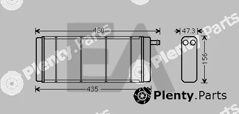 Eaclima 45C77007 — Heat Exchanger, interior heating