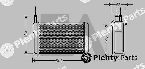 Eaclima 45C39001 — Heat Exchanger, interior heating