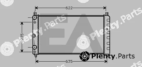 Eaclima 31R61007 — Radiator, engine cooling