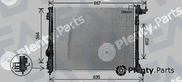 Eaclima 31R60168 — Radiator, engine cooling
