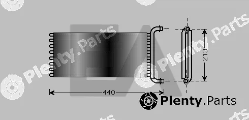Eaclima 45C50023 — Heat Exchanger, interior heating