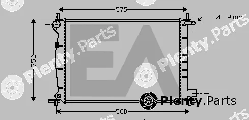 Eaclima 31R22114 — Radiator, engine cooling