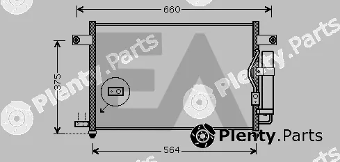 Eaclima 30C20012 — Condenser, air conditioning