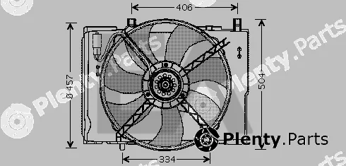 Eaclima 33V50004 — Fan, engine cooling