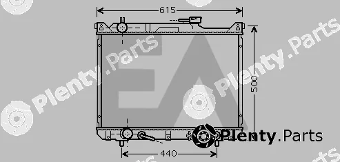 Eaclima 31R69038 — Radiator, engine cooling