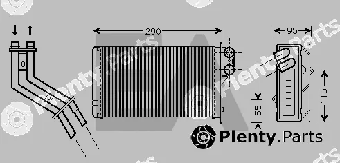 Eaclima 45C60014 — Heat Exchanger, interior heating