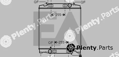 Eaclima 31R30034 — Radiator, engine cooling