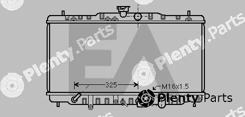 Eaclima 31R26110 — Radiator, engine cooling